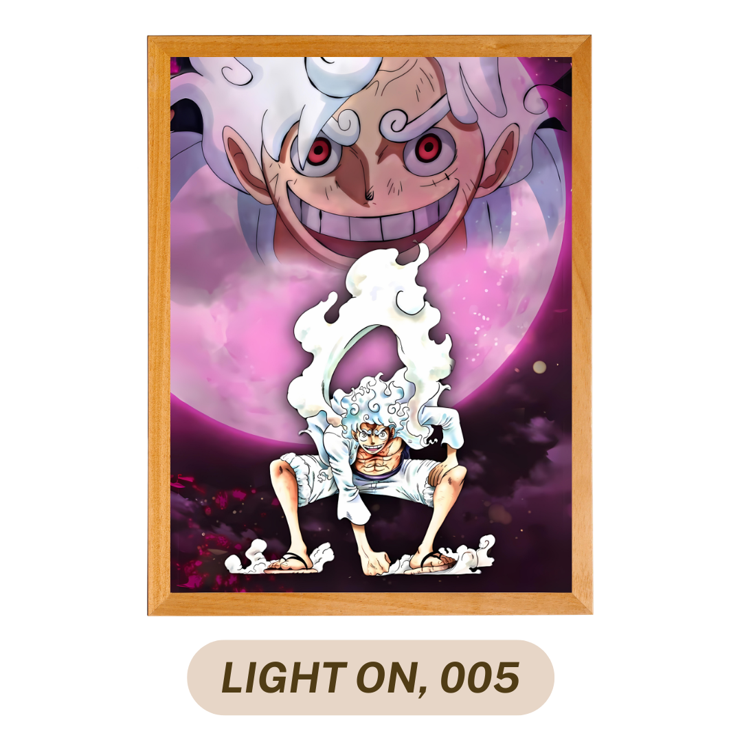 Luffy Gear 5: Awakening LED Light-Up Frame