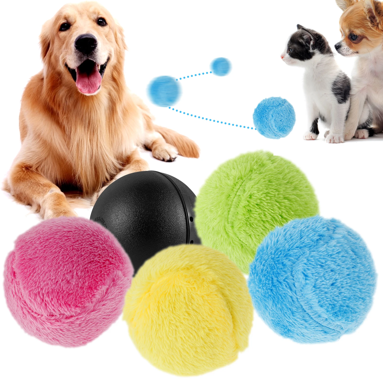 Dog Automatic Rolling Ball Toy - Free Shipping