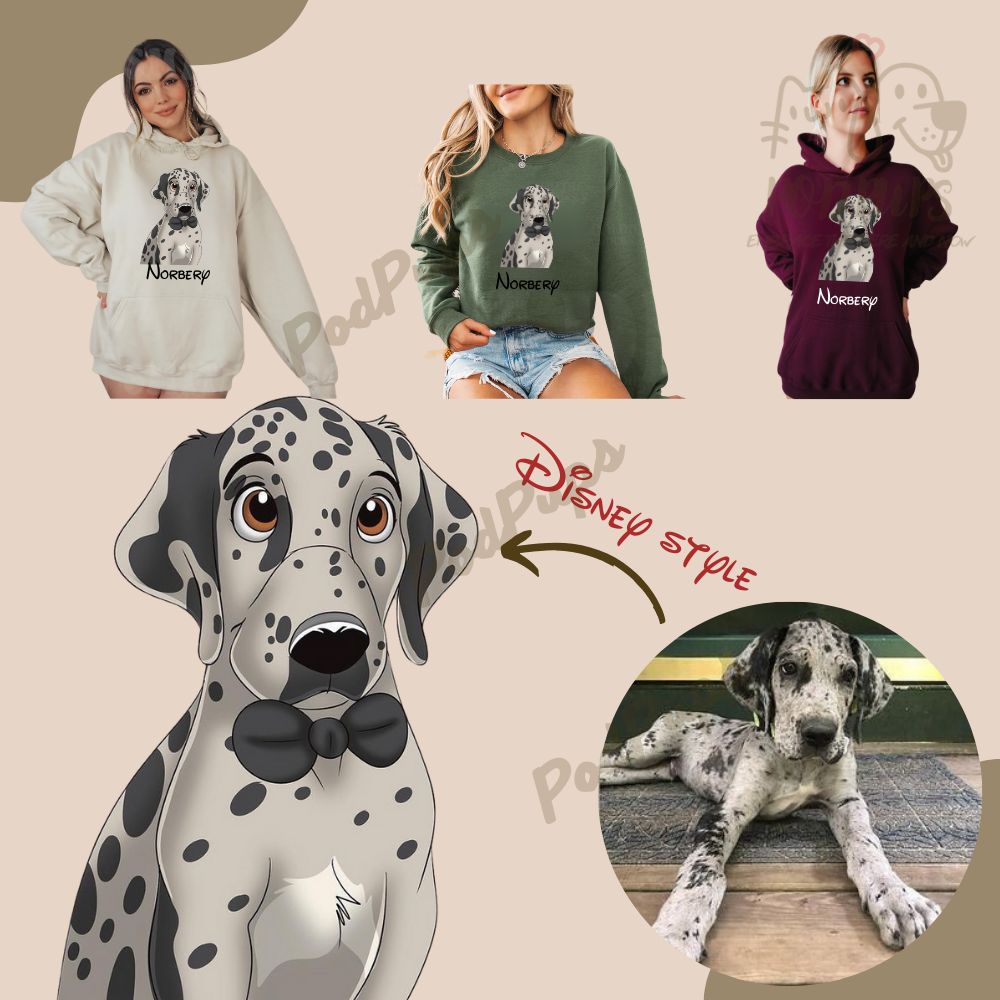 Disney Pet Art Hoodie – Turn Your Pet Into Wearable Art