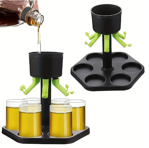 6 Shot Glass Dispenser and Holder