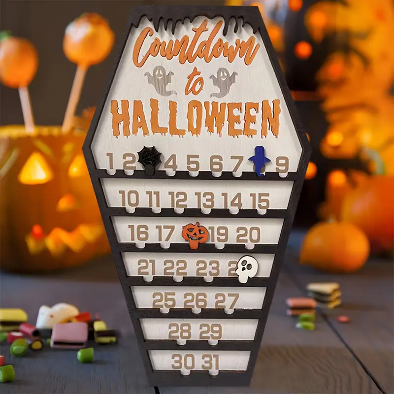 Halloween Countdown Sign Halloween Countdown Sign Countdown Calendar Halloween Decor