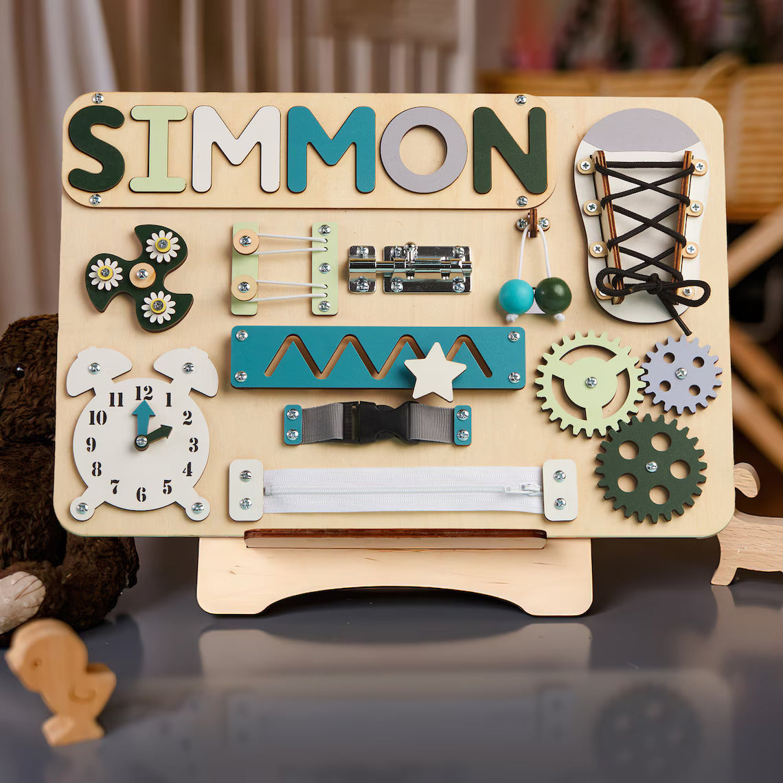 Personalized Busy Board Name Puzzle Style 10