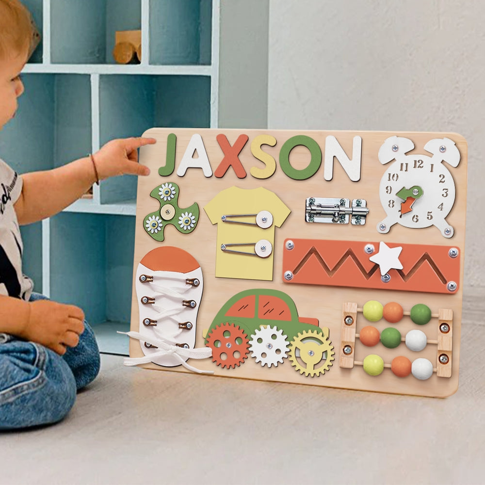 Personalized Busy Board Name Puzzle Style 24